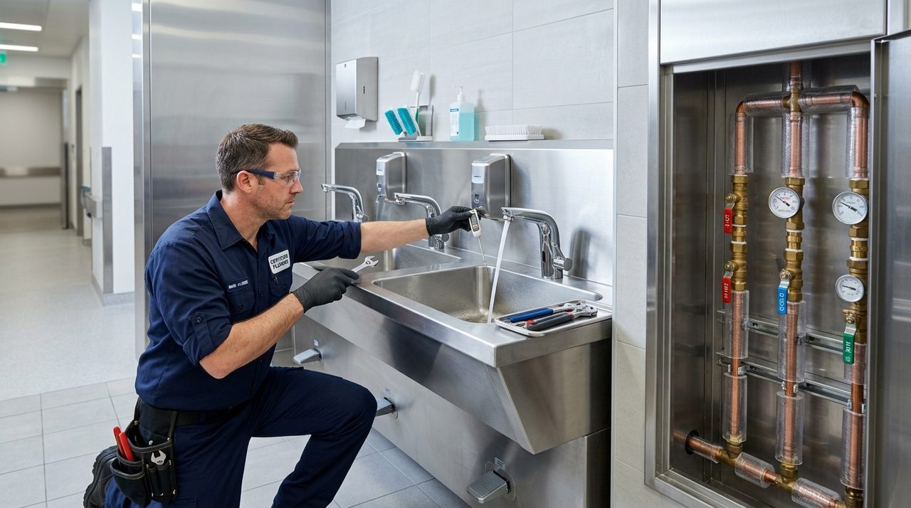 Canalização Certificada para Hospitais, Clínicas Médicas, Laboratórios e Lares de Idosos - Controlo Anti-Legionella